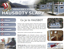 Tablet Screenshot of hausbotyslapy.cz